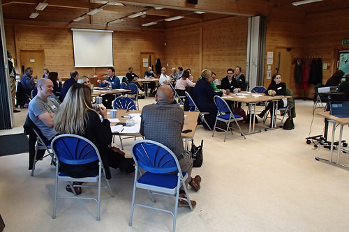 Business conference at the Countryside Centre at Hinchingbrooke Country Park