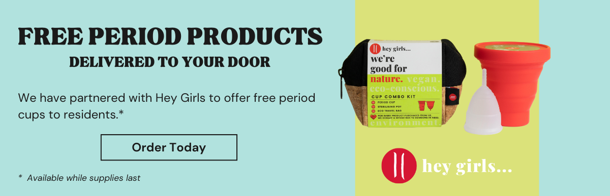 Hey Girls - Free reusable period products delivered to your door!